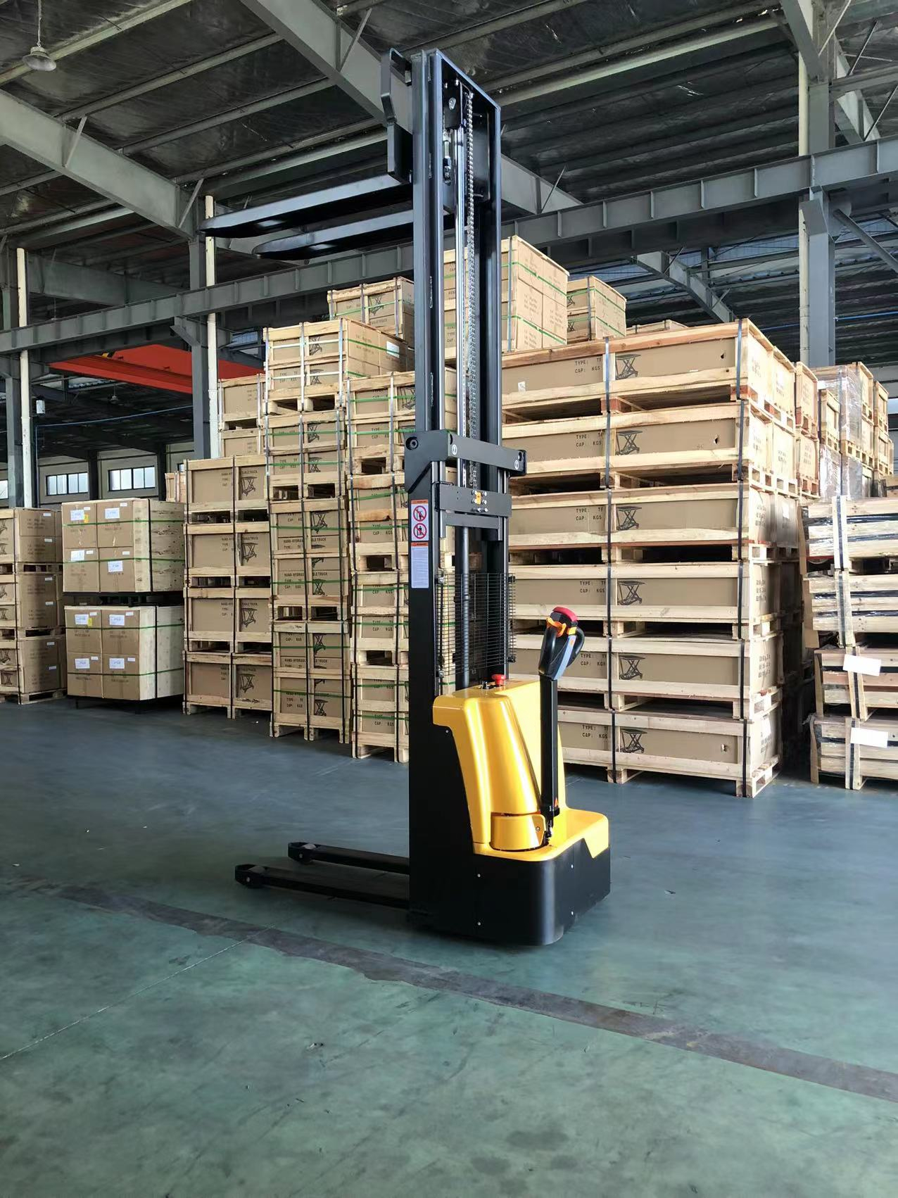 1.6ton 2ton 1500kg 2000kg pallet stacker electric lift stacker electric load stacker electric pallet jack stacker